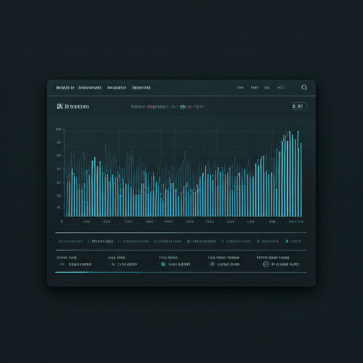 Dashboard showing AI analytics and data visualization graphs